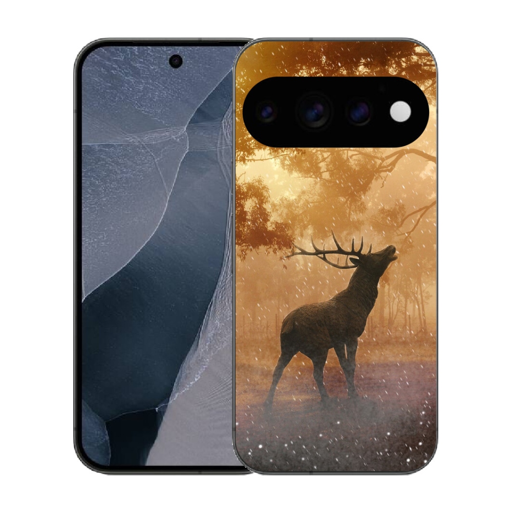 Gélový kryt mmCase na Google Pixel 11 Pro - jeleň v ruji
