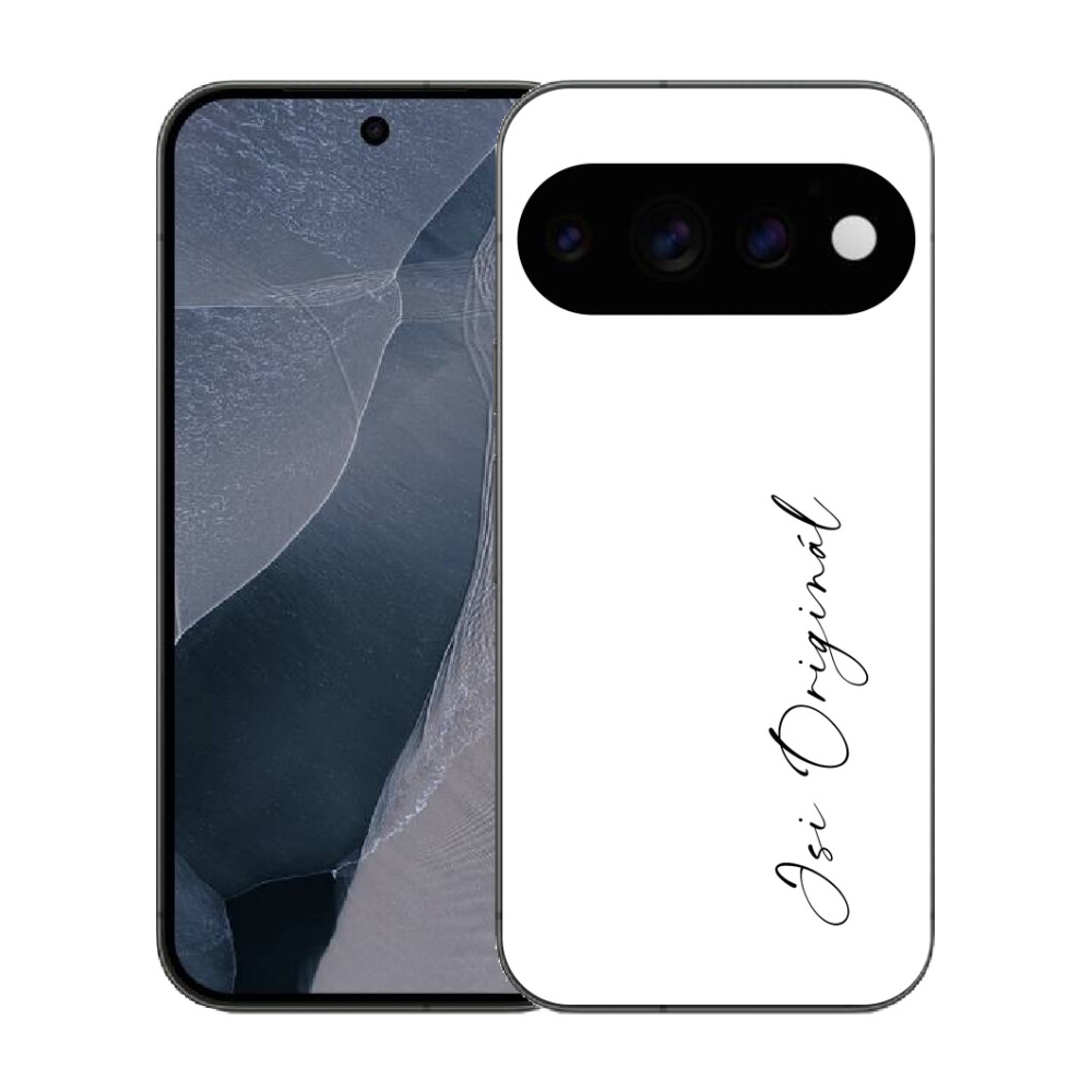 Gélový kryt mmCase na Google Pixel 11 Pro - si originál biele pozadie