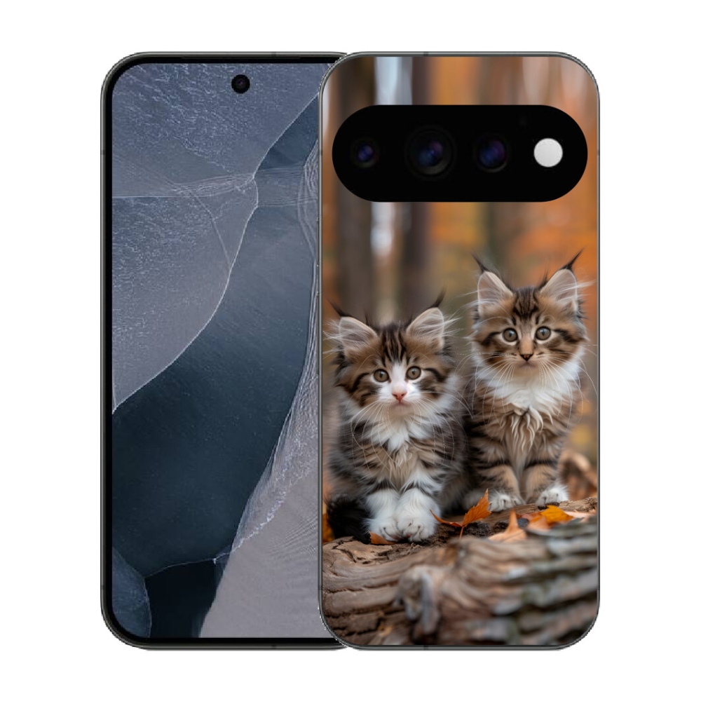 Gélový kryt mmCase na Google Pixel 11 Pro - mačacie duo 3