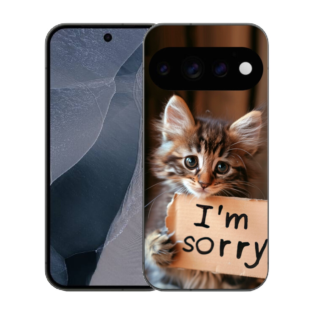 Gélový kryt mmCase na Google Pixel 11 Pro - mačacie ospravedlnenie