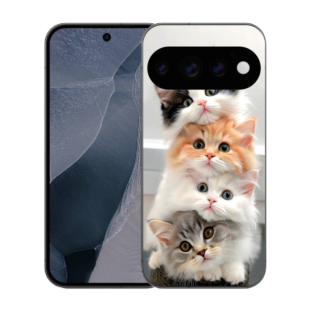 Gélový kryt mmCase na Google Pixel 11 Pro - mačacia partia