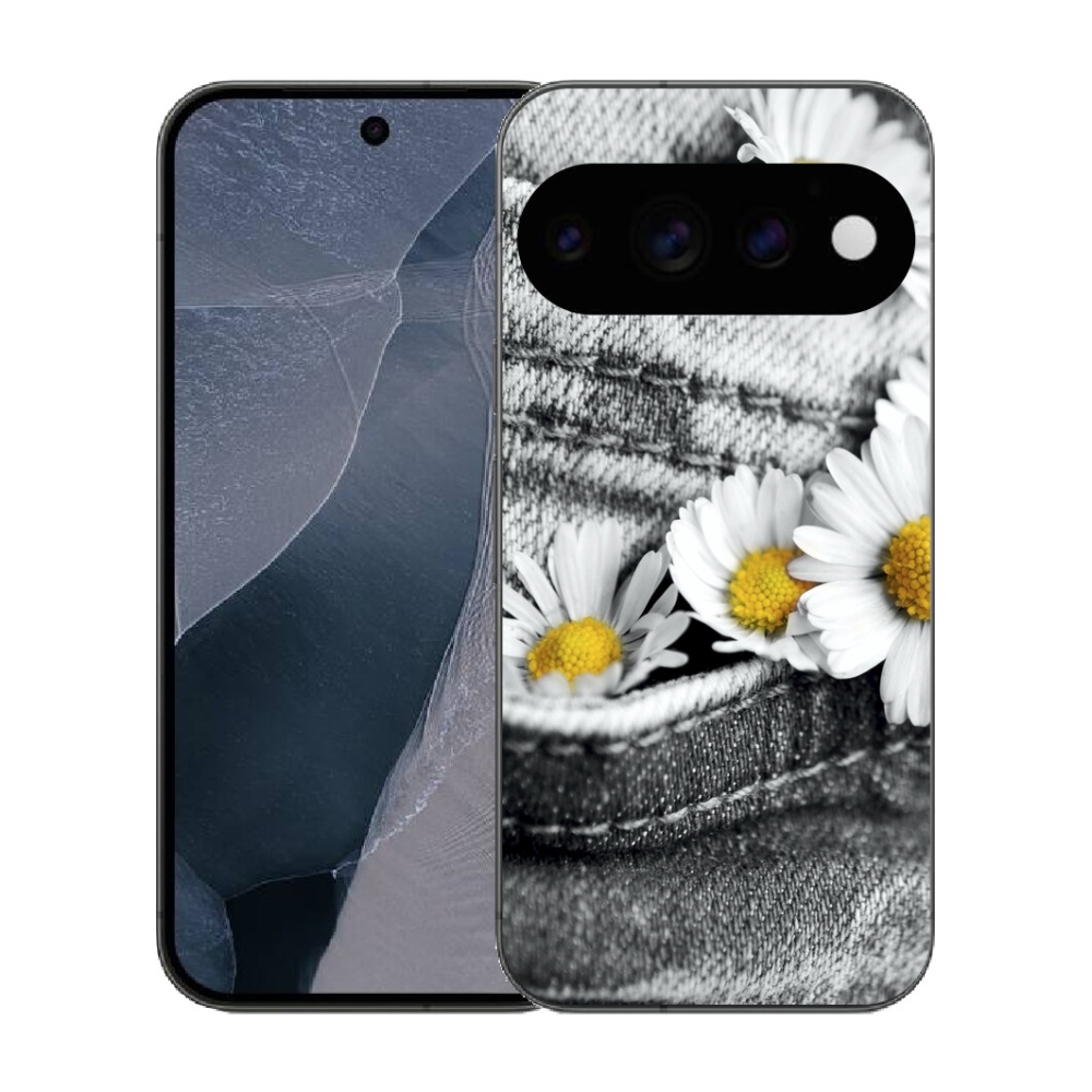 Gélový kryt mmCase na Google Pixel 11 Pro - margarétky