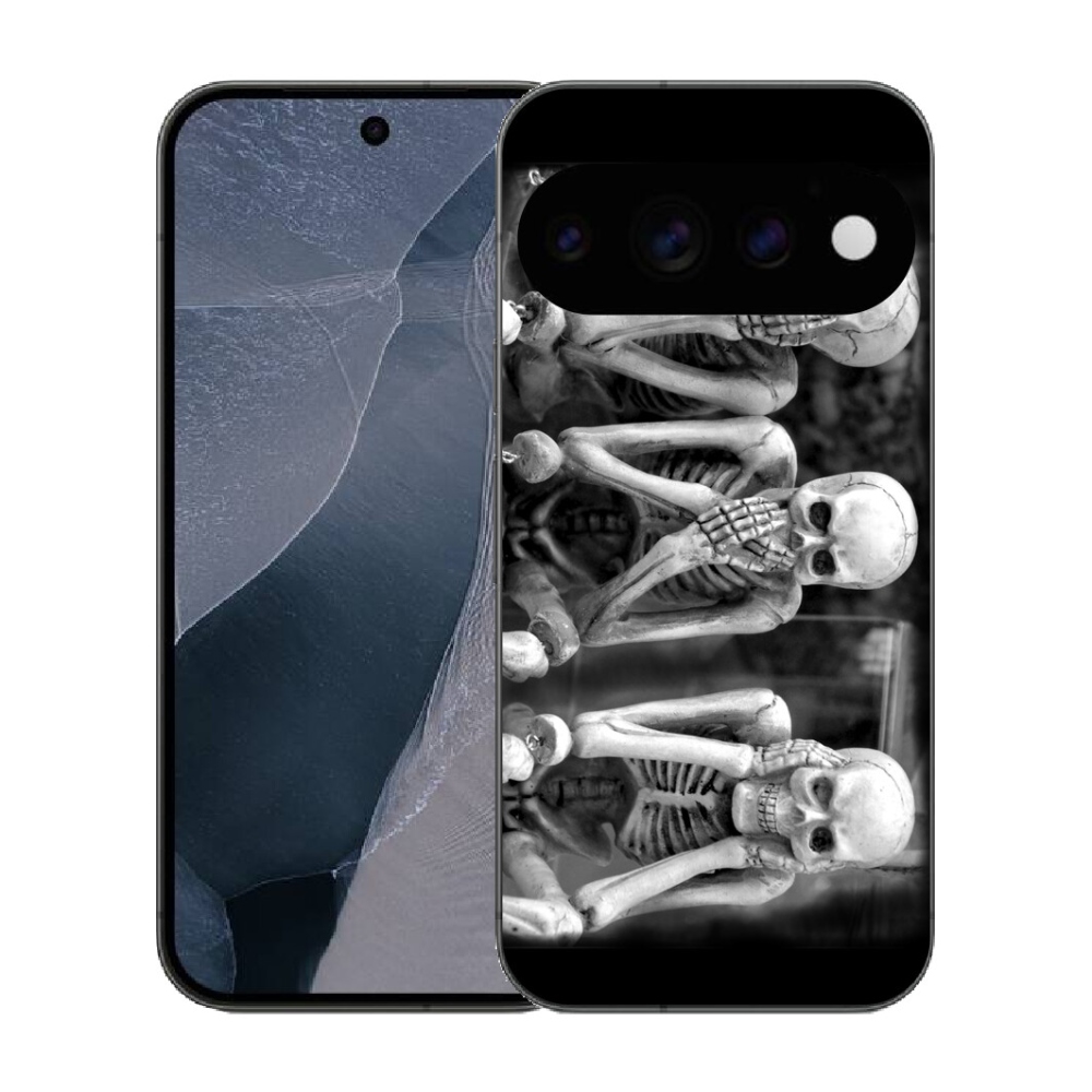 Gélový kryt mmCase na Google Pixel 11 Pro - kostlivci