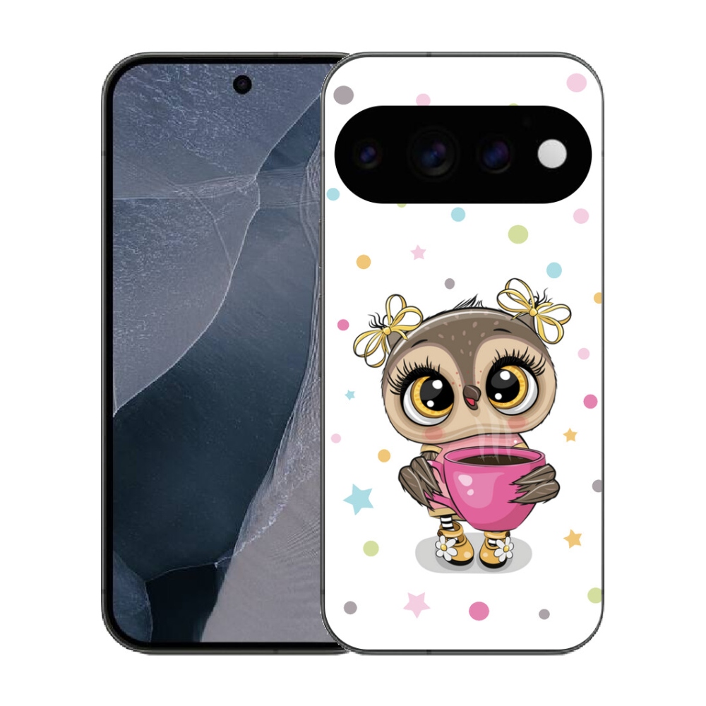Gélový kryt mmCase na Google Pixel 11 Pro - kreslená sovička
