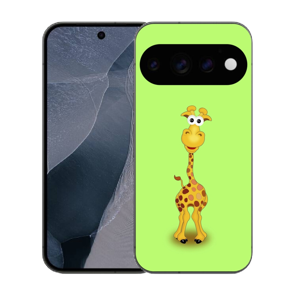 Gélový kryt mmCase na Google Pixel 11 Pro - kreslená žirafa
