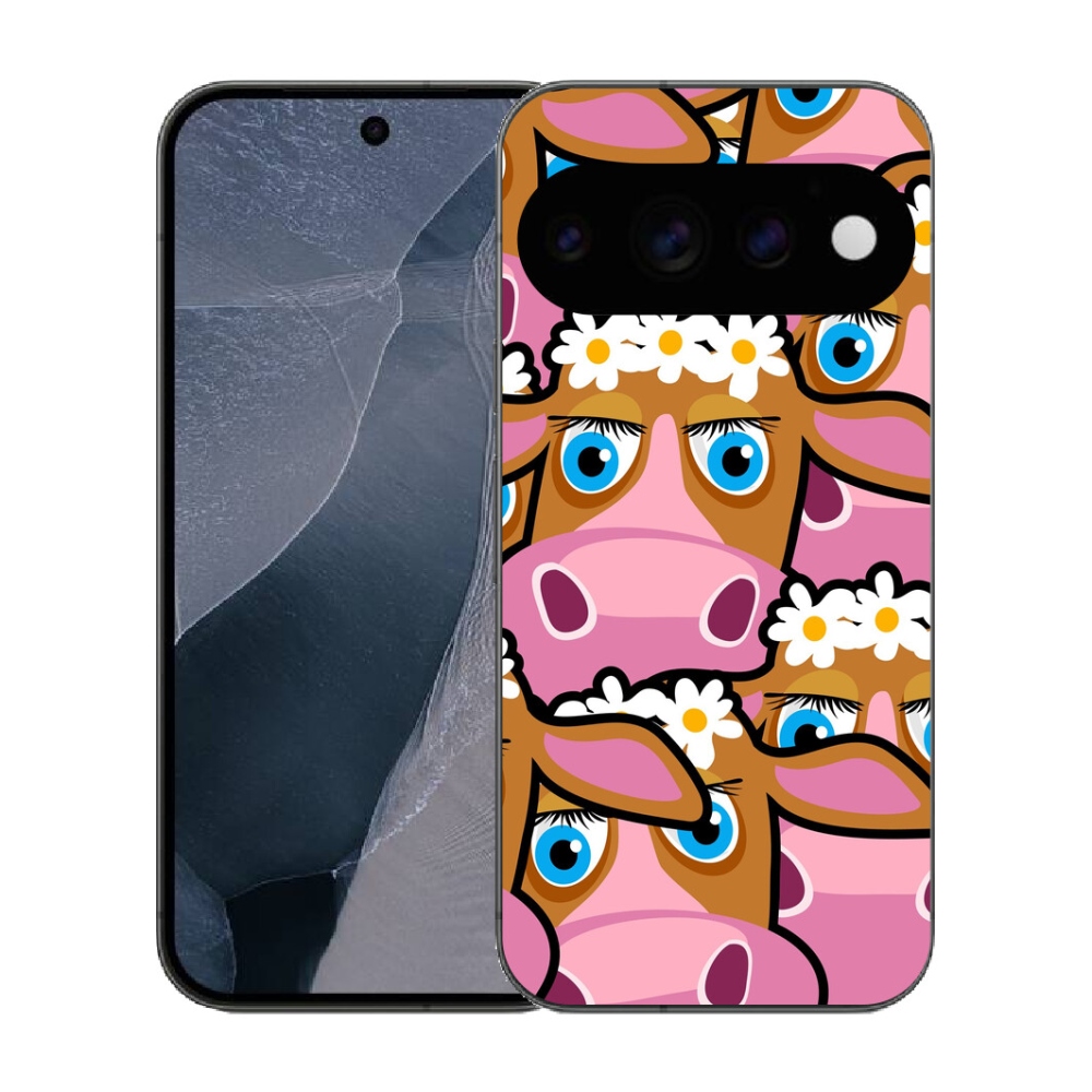 Gélový kryt mmCase na Google Pixel 11 Pro - kreslené kravičky