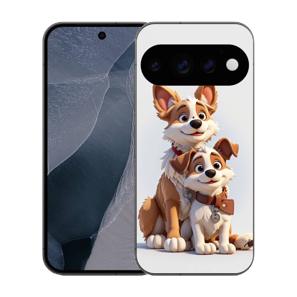 Gélový kryt mmCase na Google Pixel 11 Pro - kreslenie psy