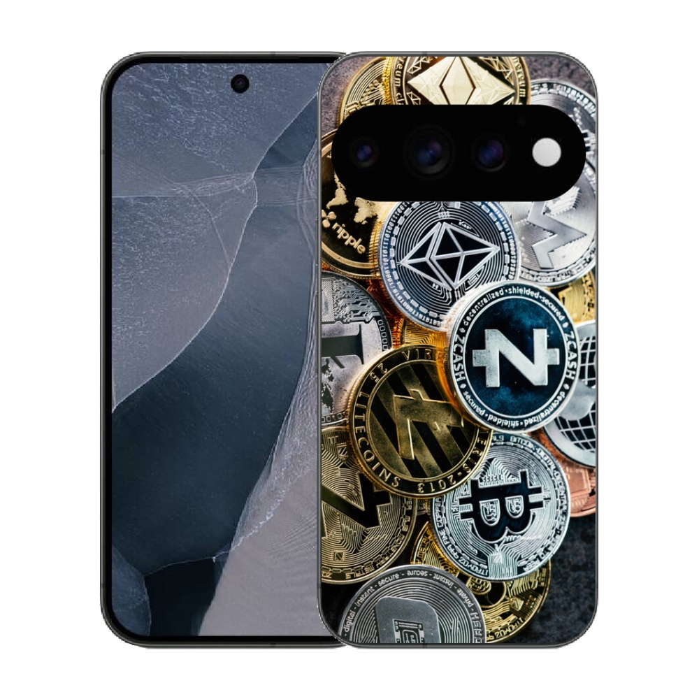 Gélový kryt mmCase na Google Pixel 11 Pro - kryptomeny