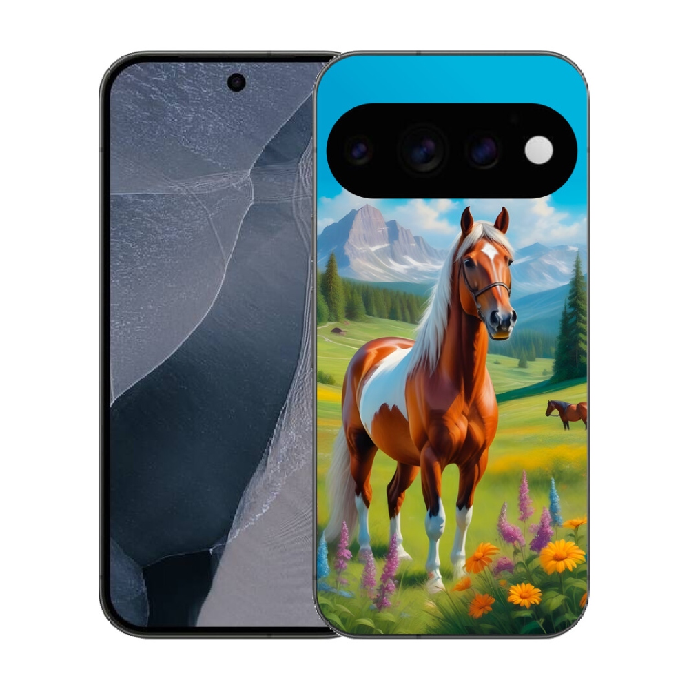 Gélový kryt mmCase na Google Pixel 11 Pro - kôň na lúke