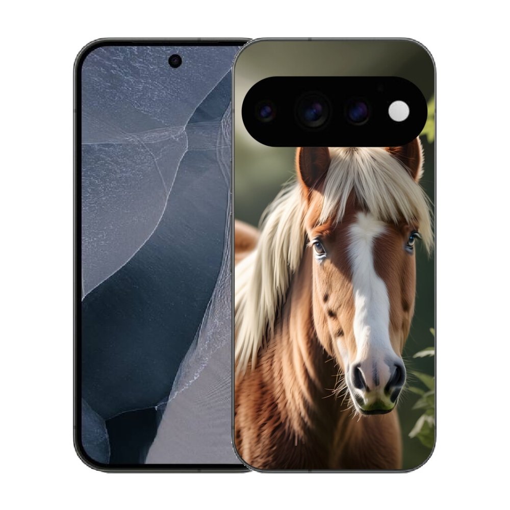 Gélový kryt mmCase na Google Pixel 11 Pro - kôň so svetlou hrivou