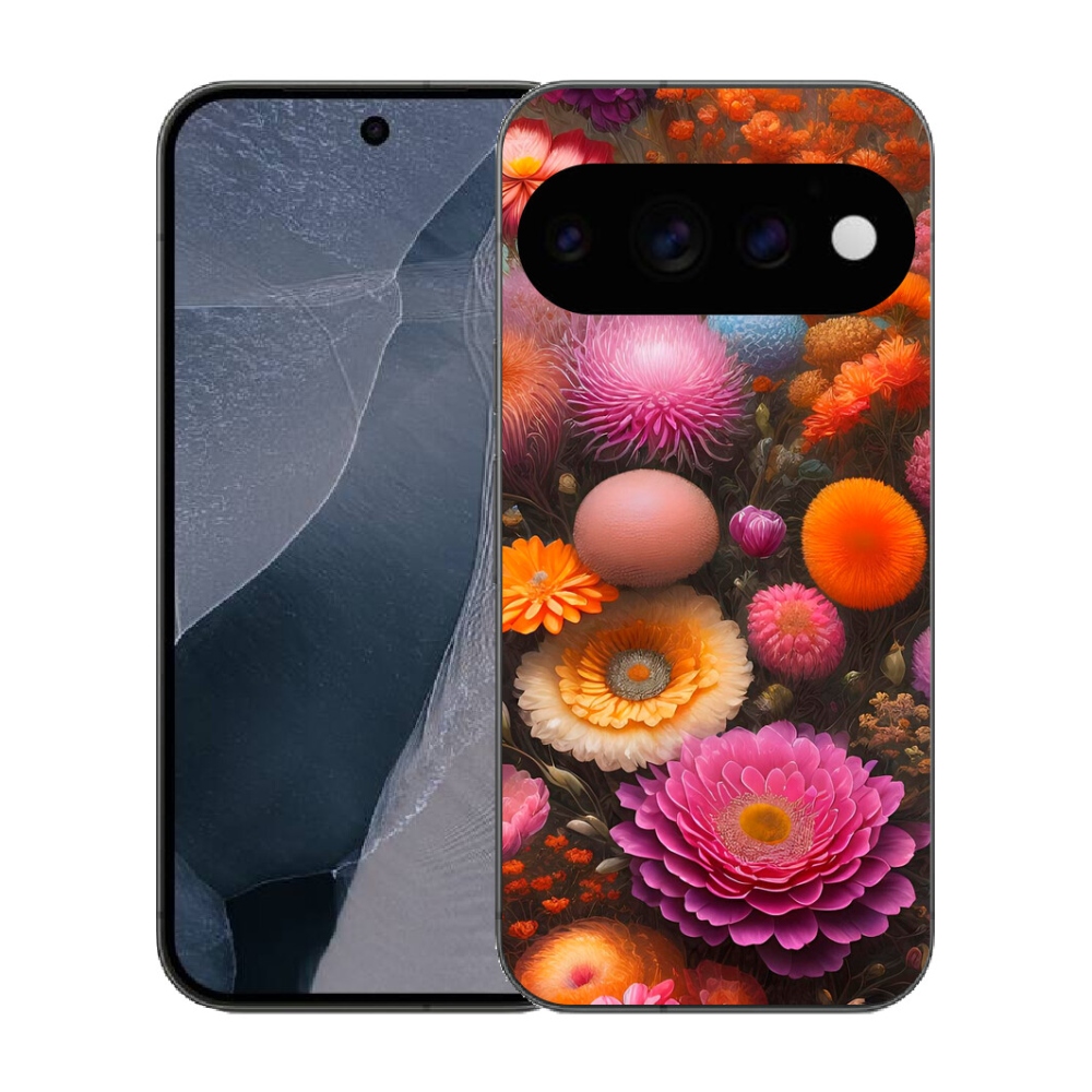 Gélový kryt mmCase na Google Pixel 11 Pro - kvetinová kompozícia