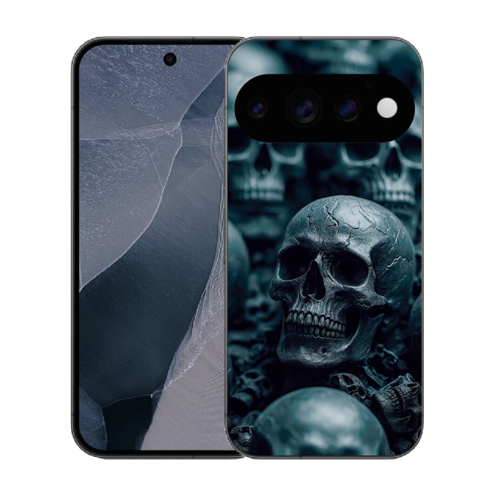 Gélový kryt mmCase na Google Pixel 11 Pro - lebka 2