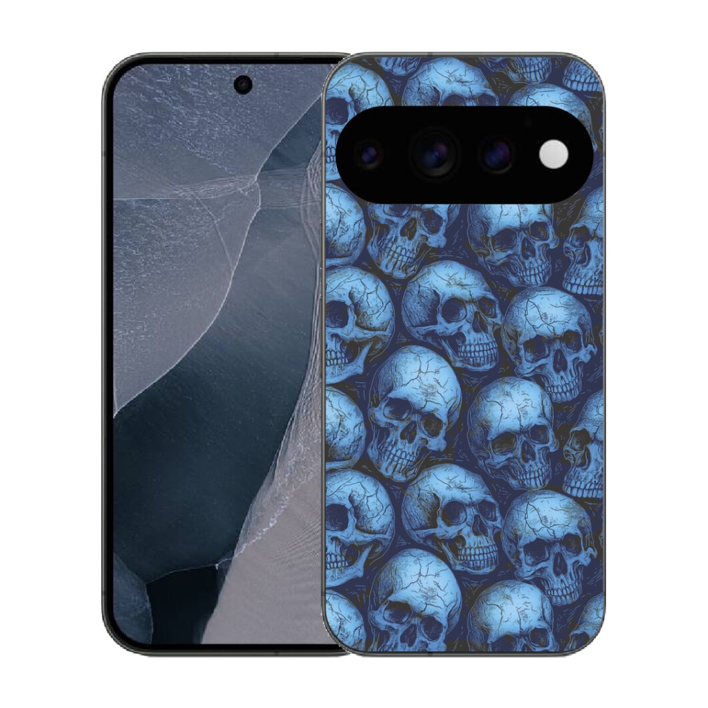 Gélový kryt mmCase na Google Pixel 11 Pro - lebky