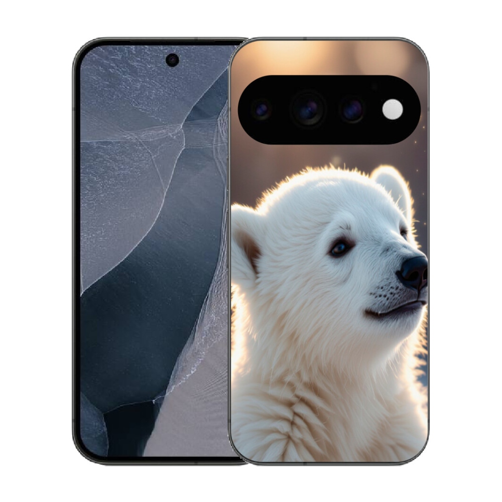 Gélový kryt mmCase na Google Pixel 11 Pro - ľadový medveď