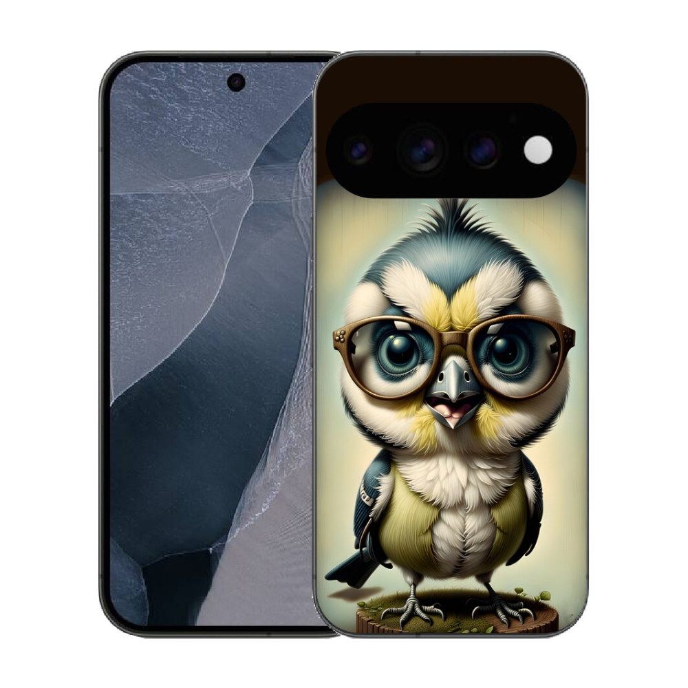 Gélový kryt mmCase na Google Pixel 11 Pro - mláďa s okuliarmi