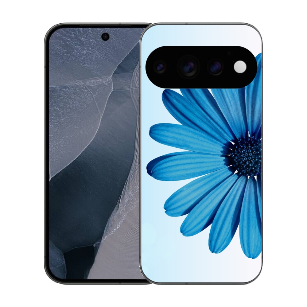 Gélový kryt mmCase na Google Pixel 11 Pro - modrá margaréta