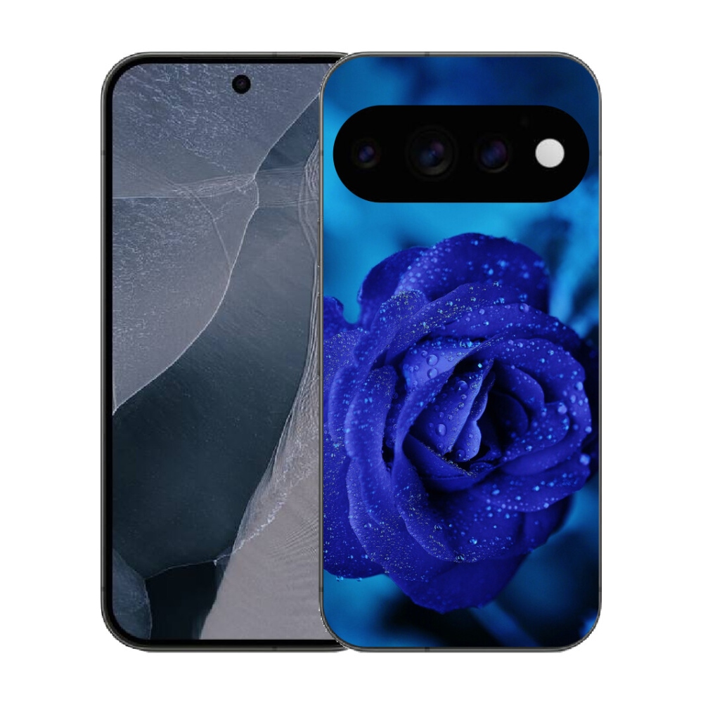 Gélový kryt mmCase na Google Pixel 11 Pro - modrá ruža