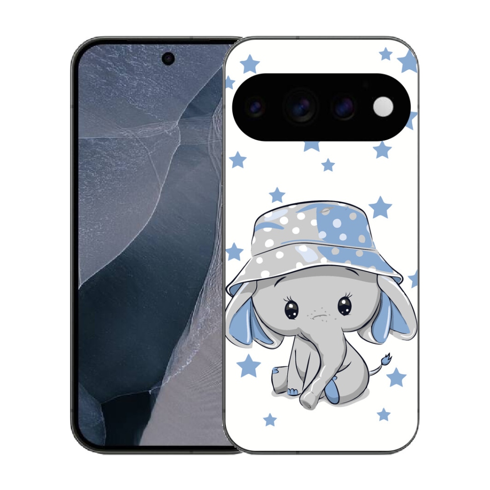 Gélový kryt mmCase na Google Pixel 11 Pro - modrý slon