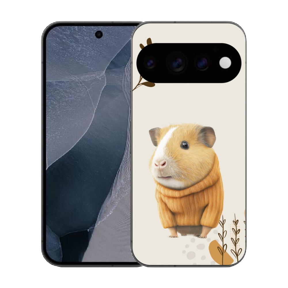 Gélový kryt mmCase na Google Pixel 11 Pro - morča vo svetri