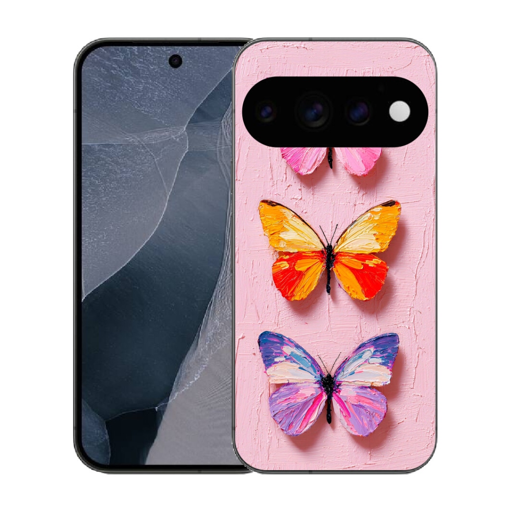 Gélový kryt mmCase na Google Pixel 11 Pro - motýlia trojica
