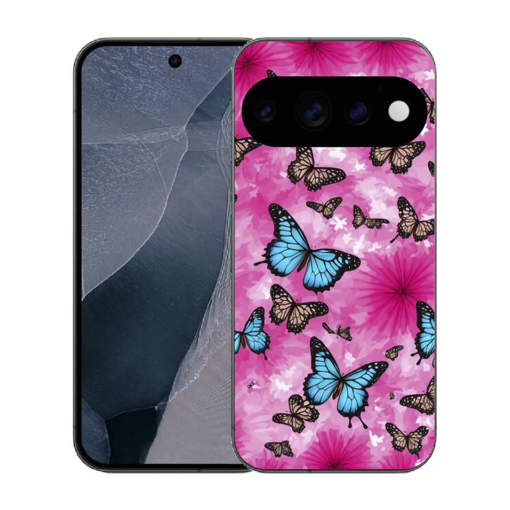 Gélový kryt mmCase na Google Pixel 11 Pro - motýlia záhrada