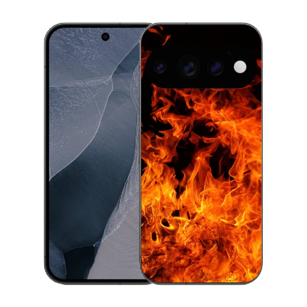 Gélový kryt mmCase na Google Pixel 11 Pro - muzikant a oheň