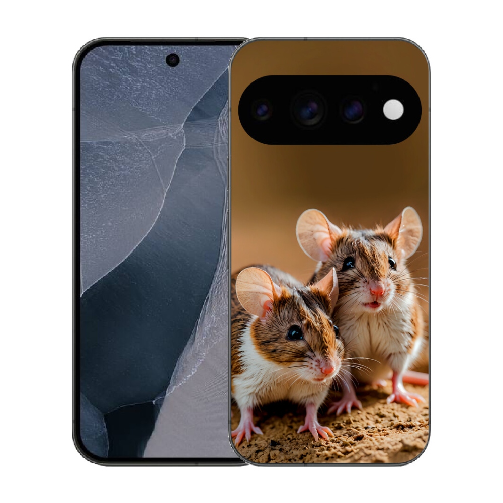 Gélový kryt mmCase na Google Pixel 11 Pro - myší duo