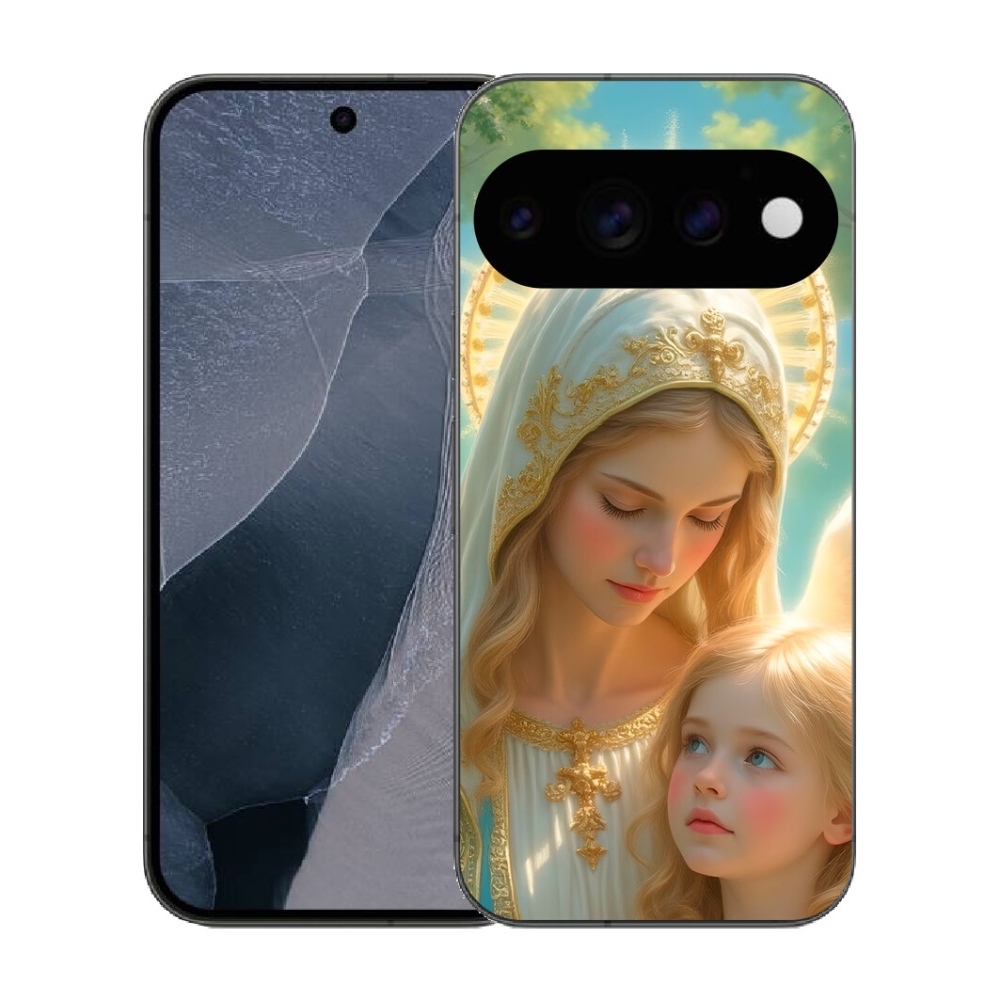 Gélový kryt mmCase na Google Pixel 11 Pro - náboženský motív 2