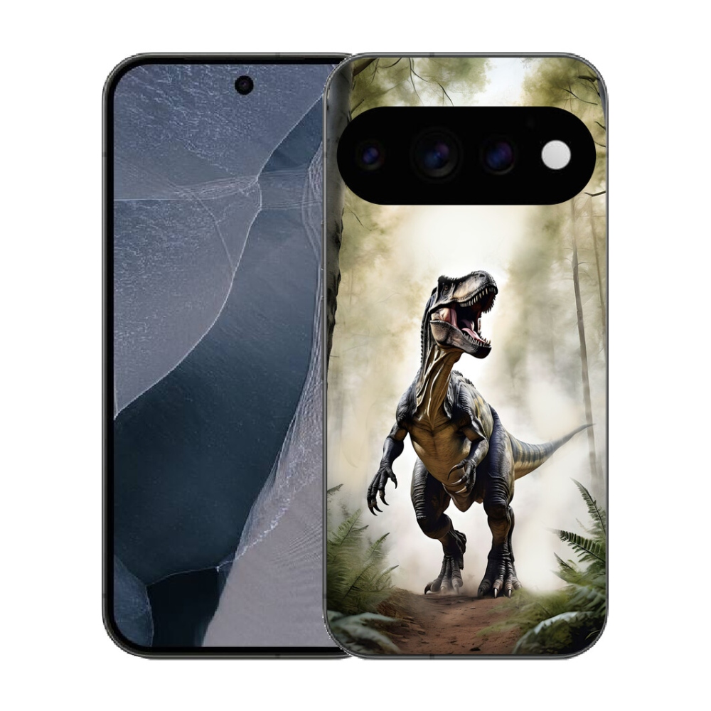Gélový kryt mmCase na Google Pixel 11 Pro - naštvaný T-Rex
