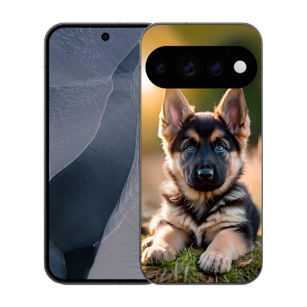 Gélový kryt mmCase na Google Pixel 11 Pro - nemecký ovčiak v prírode