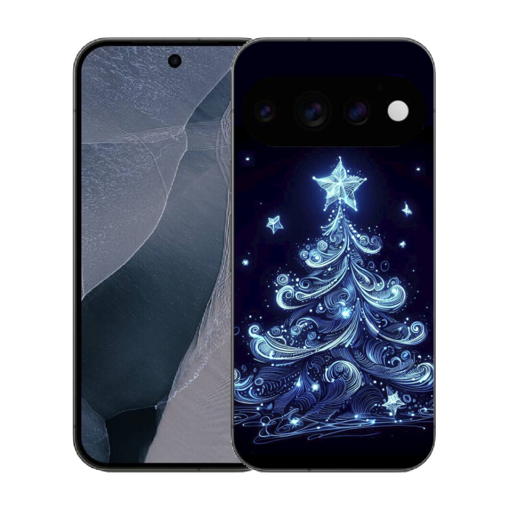 Gélový kryt mmCase na Google Pixel 11 Pro - neónový vianočný stromček 4