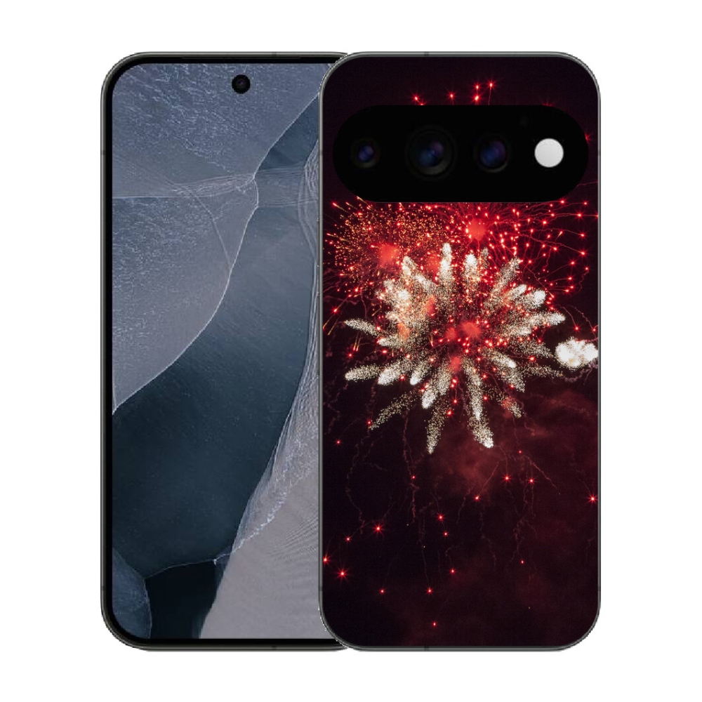 Gélový kryt mmCase na Google Pixel 11 Pro - ohňostroj
