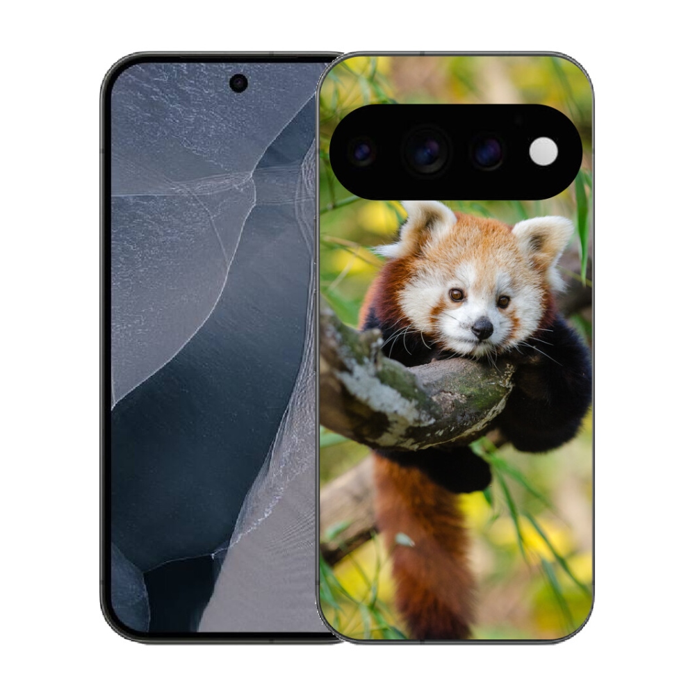 Gélový kryt mmCase na Google Pixel 11 Pro - panda červená