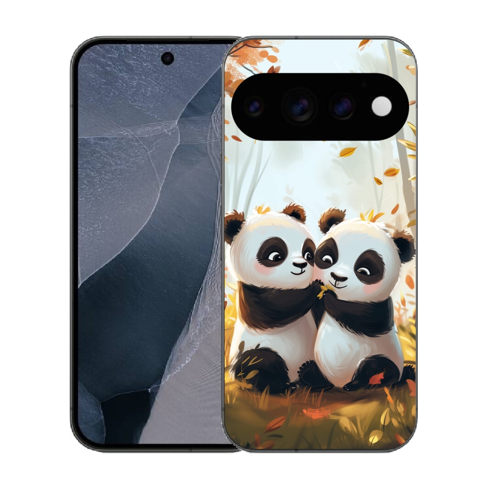 Gélový kryt mmCase na Google Pixel 11 Pro - pandy