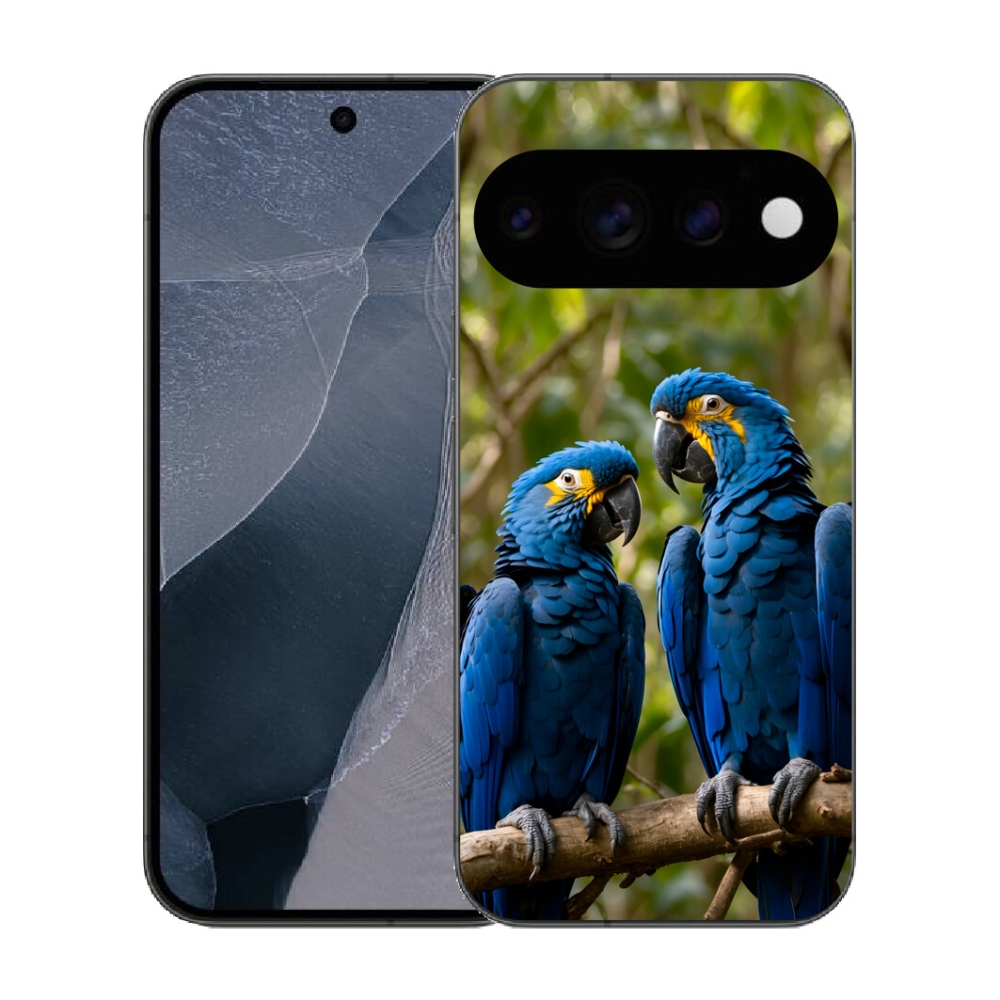 Gélový kryt mmCase na Google Pixel 11 Pro - papagájové duo