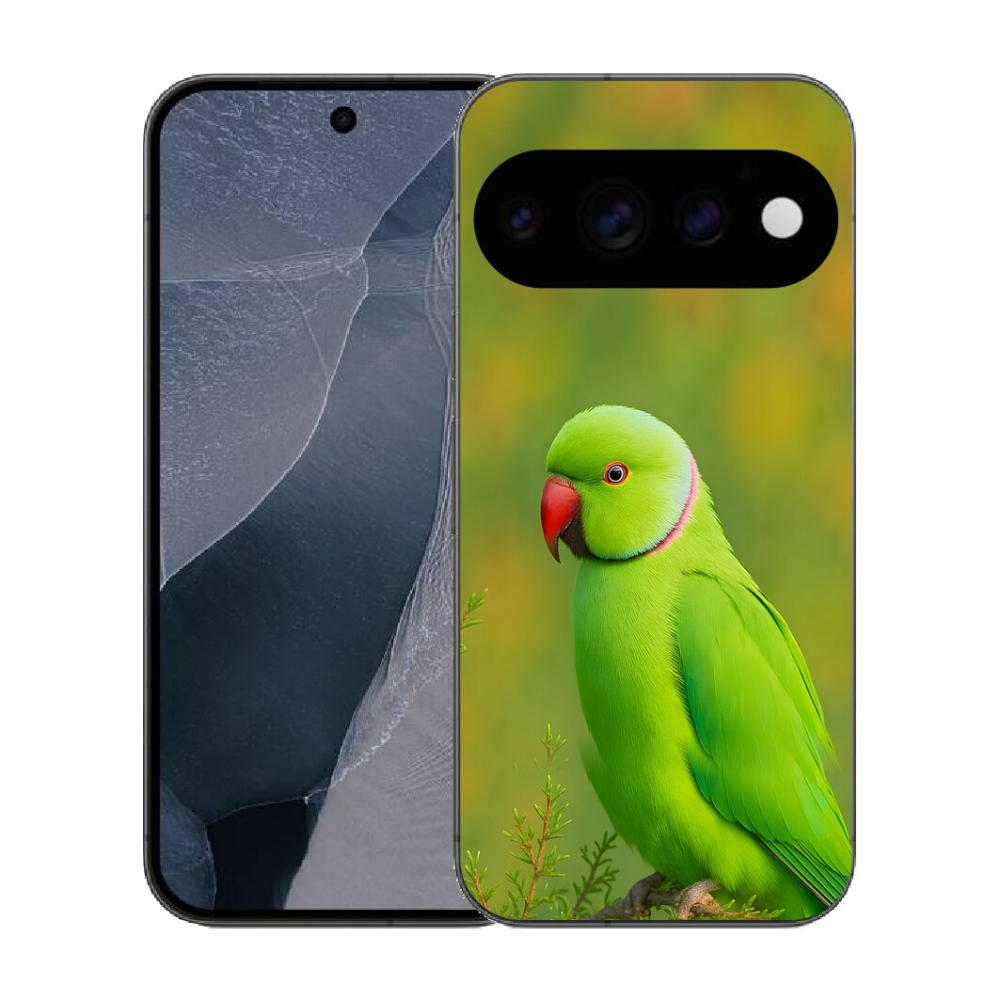 Gélový kryt mmCase na Google Pixel 11 Pro - papagáj alexander 2