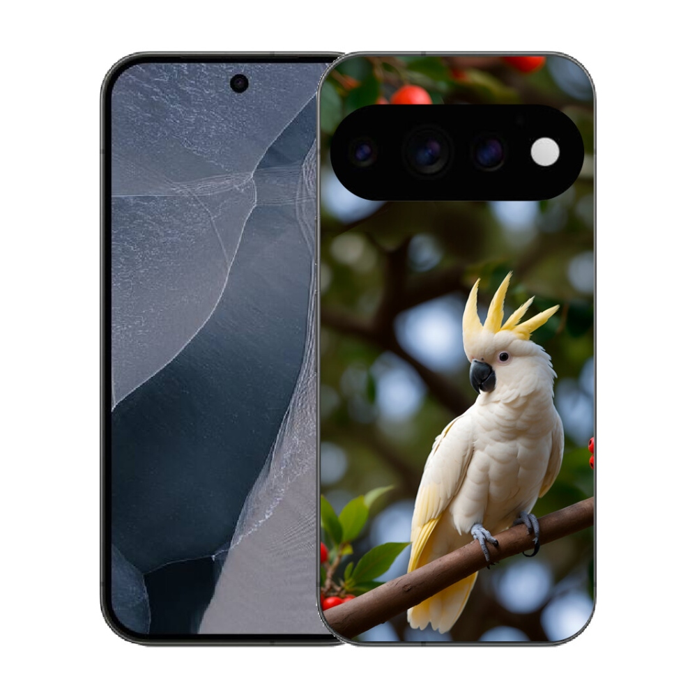 Gélový kryt mmCase na Google Pixel 11 Pro - papagáj kakadu 3