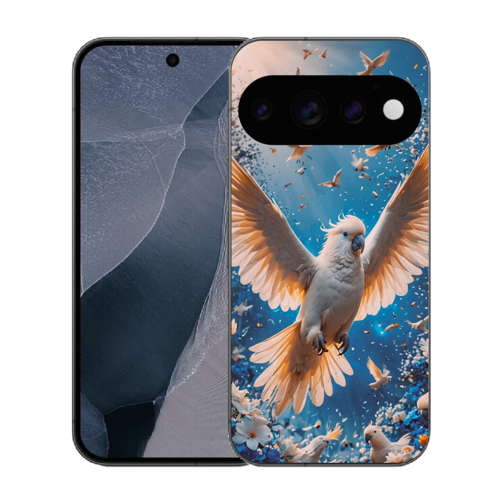 Gélový kryt mmCase na Google Pixel 11 Pro - papagáj kakadu