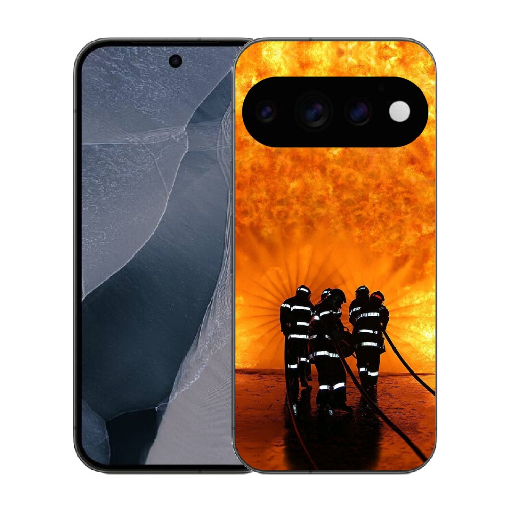 Gélový kryt mmCase na Google Pixel 11 Pro - požiar