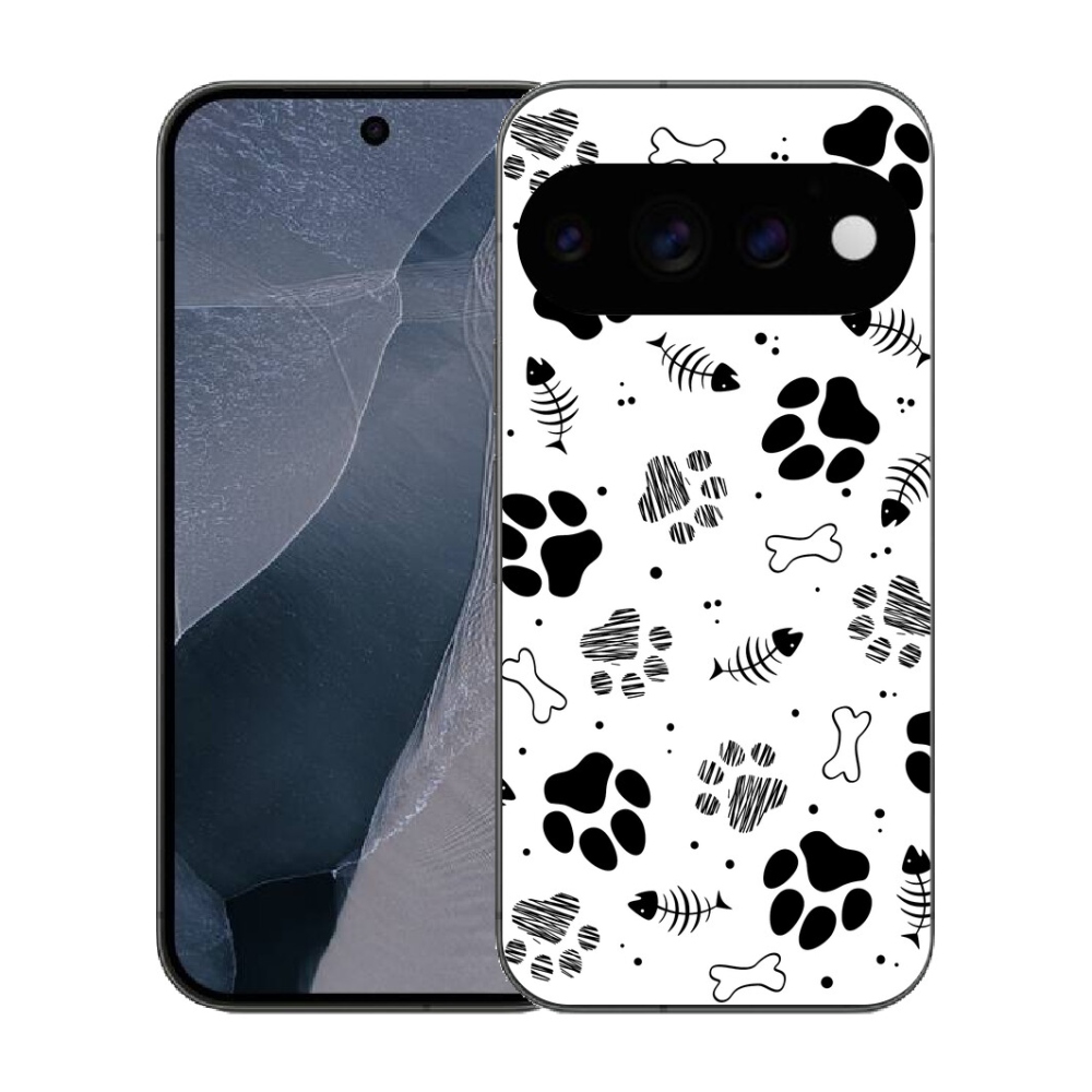 Gélový kryt mmCase na Google Pixel 11 Pro - psie labky 1