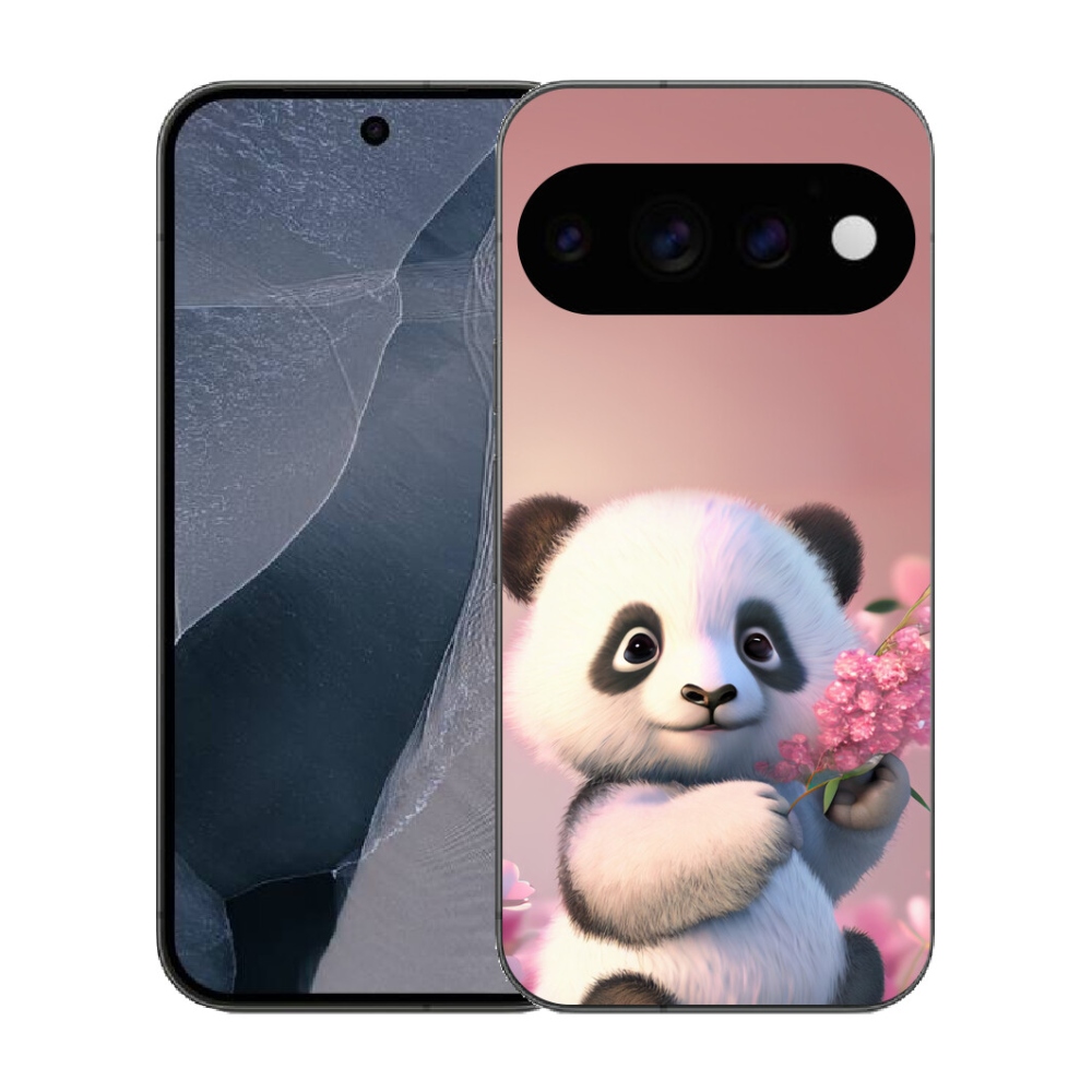 Gélový kryt mmCase na Google Pixel 11 Pro - roztomilá panda