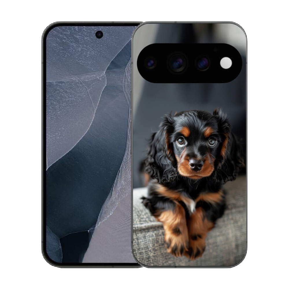 Gélový kryt mmCase na Google Pixel 11 Pro - roztomilý dlhosrstý jazvečík