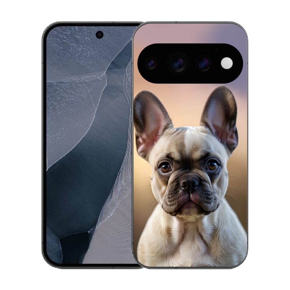 Gélový kryt mmCase na Google Pixel 11 Pro - roztomilý francúzsky buldoček