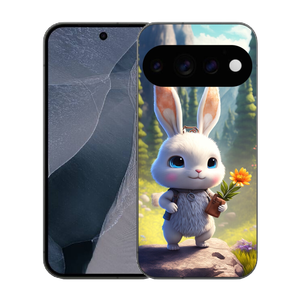 Gélový kryt mmCase na Google Pixel 11 Pro - roztomilý zajačik