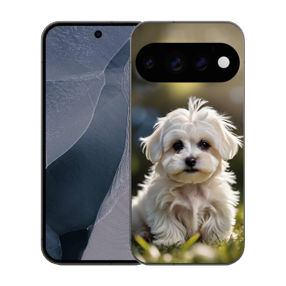 Gélový kryt mmCase na Google Pixel 11 Pro - roztomilý maltézsky psík