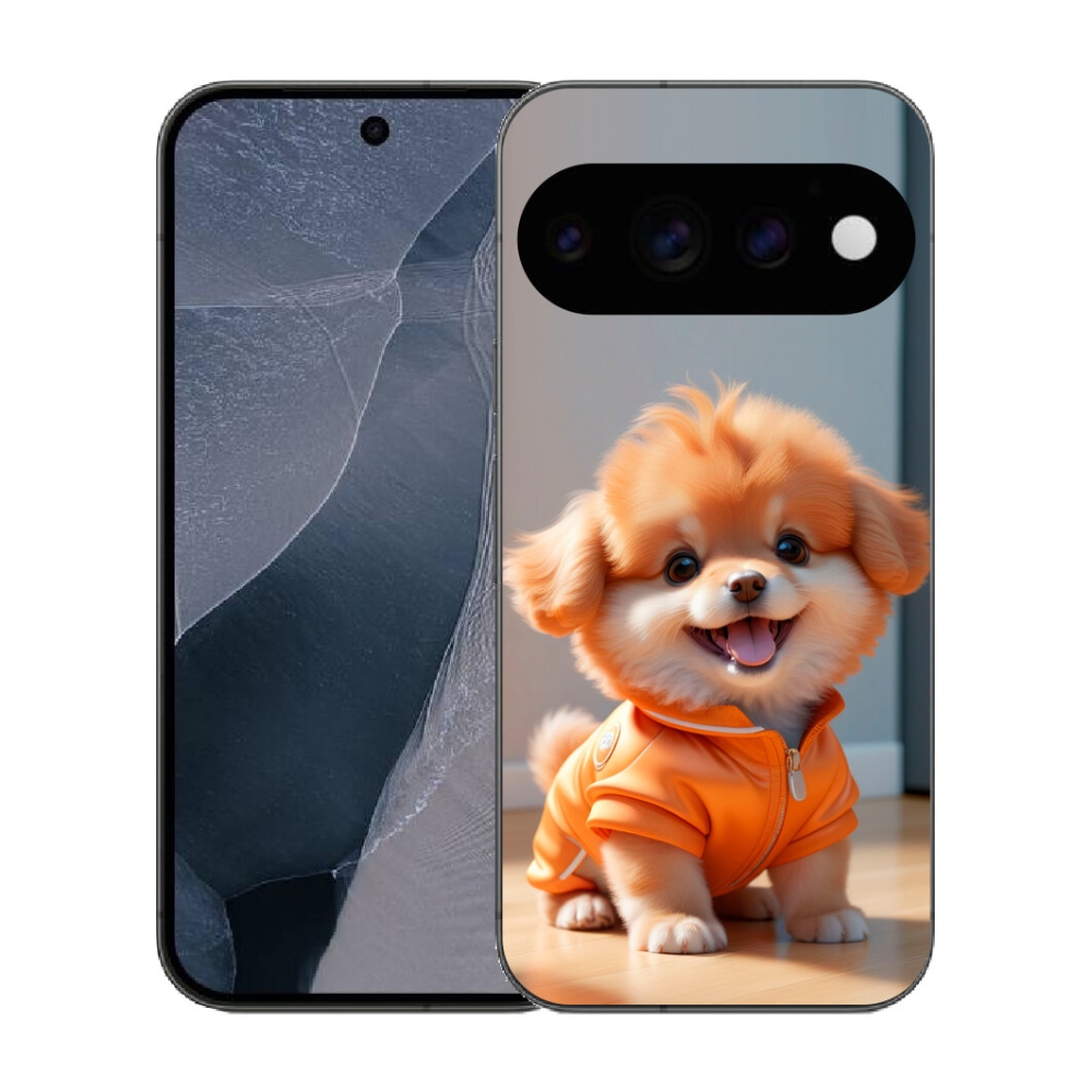 Gélový kryt mmCase na Google Pixel 11 Pro - roztomilý pomeranian v mikine