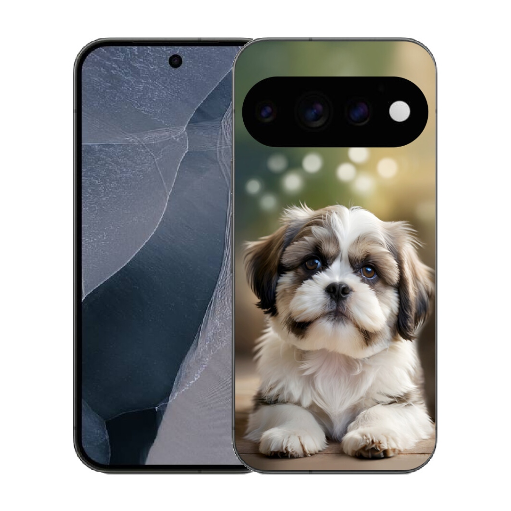 Gélový kryt mmCase na Google Pixel 11 Pro - roztomilý shih-tzu