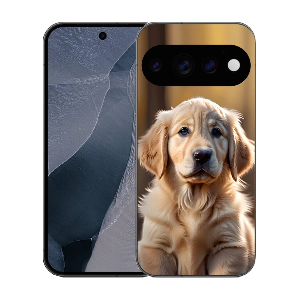 Gélový kryt mmCase na Google Pixel 11 Pro - roztomilý zlatý retriever