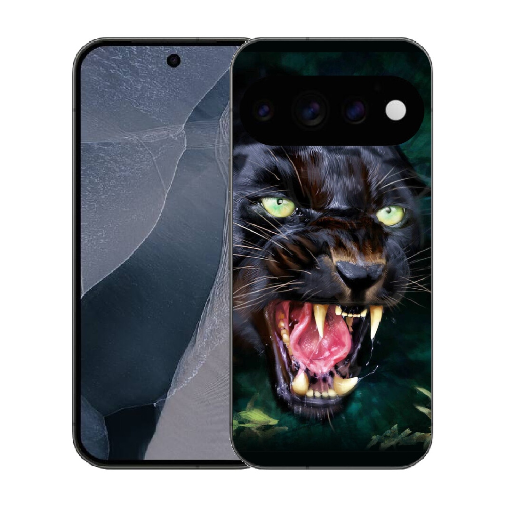 Gélový kryt mmCase na Google Pixel 11 Pro - rozzúrený čierny panter