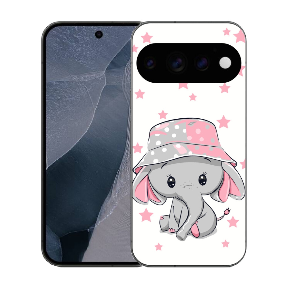 Gélový kryt mmCase na Google Pixel 11 Pro - ružový slon